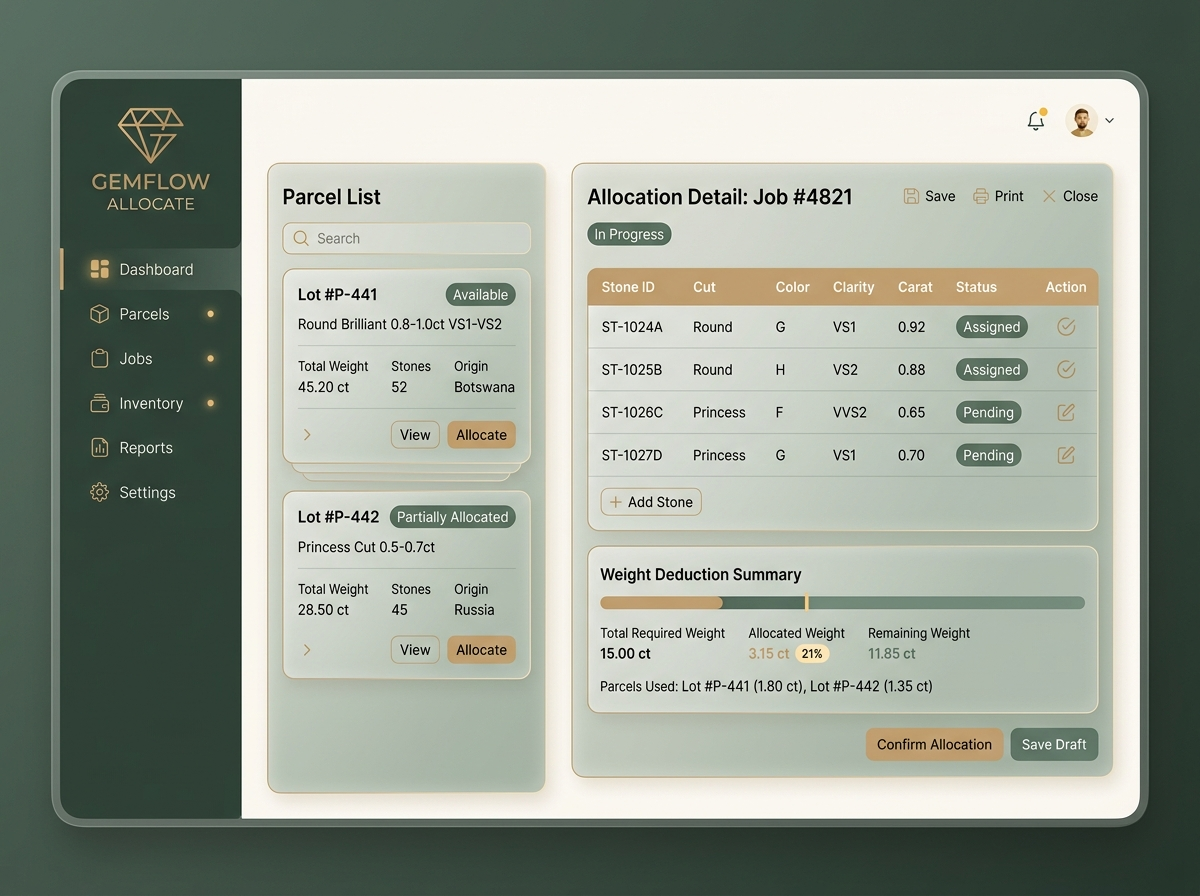 Parcel-level allocation by the 4Cs.